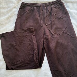 CLOSET CLEAN OUT H&M Wide Leg Cotton Linen Blend Pants | Size M | Like New